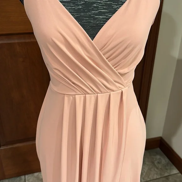 V neck, Hi-Lo long dress - Picture 5 of 7